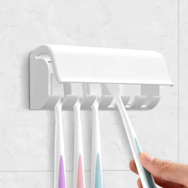 Portacepillos de dientes familiar de La Pared-Alojamiento para Pillos de dientes (Mo Talla única) - 1