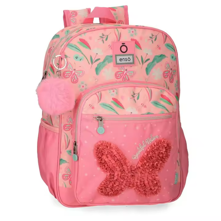 Enso Mochila Escolar Poliéster Beautiful Nature Rosa - 1
