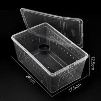 Cubierta De Vitriol Para Reptiles 1pc Caja De Cría Transparente Para Insectos Araña Tortuga Lagarto Producto Para Mascotas - details 4