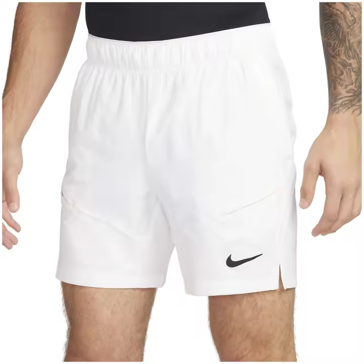 Short Nikecourt Advantage Para Hombre En Color Blanco - 1