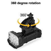 Luz De Bicicleta Frontal LED Recargable Con Silbato Seguridad En Noche Ciclismo Lámpara De Manillar IPX 5 5 Modos De Iluminación Carga Tipo-C - details 12
