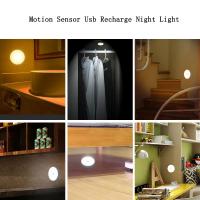 Lámpara Nocturna LED Con Sensor De Movimiento Recargable Y Magnética Portátil Para Dormitorio Cocina Armario Luz Sin Cable Dimmable - details 6
