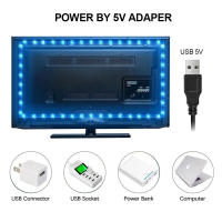 Tiras LED Recargables USB RGB 5V 5M 10M 15M Para Decoración De Habitaciones Y TV Juego Luz De Ambiente Navidad No Aquecidas SMD5050 Epistar - details 20