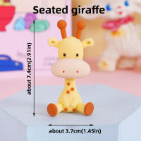 Topper De Pastel De Tren Marrón Con Animales Para Niños Decoración De Cumpleaños Bebé Fiesta De Aniversario Con Giraffa Oso Elefante Mono - details 25