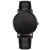 Reloj De Lujo Para Hombres Y Mujeres Reloj De Cuarzo Con Dial De Acero Inoxidable Diseño Casual Nuevo 2024 Correa De Cuero - details 14
