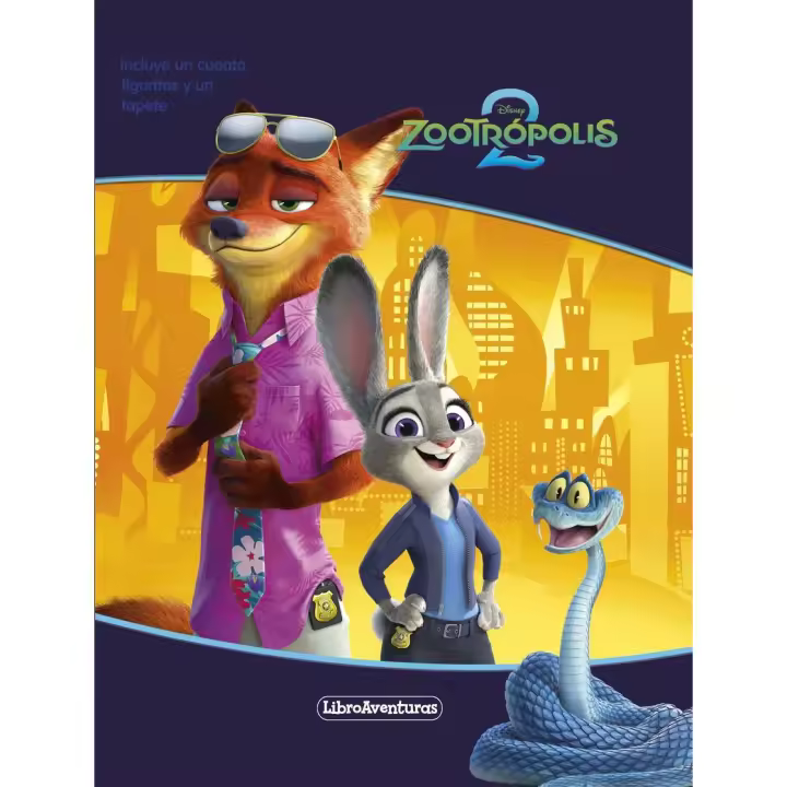 Libro Zootrópolis 2. Libroaventuras. Incluye un cuento, figuritas y un tapete Editorial DISNEY LIBROS Año 2025 Autor Disney ISBN 9788410029804 - 1