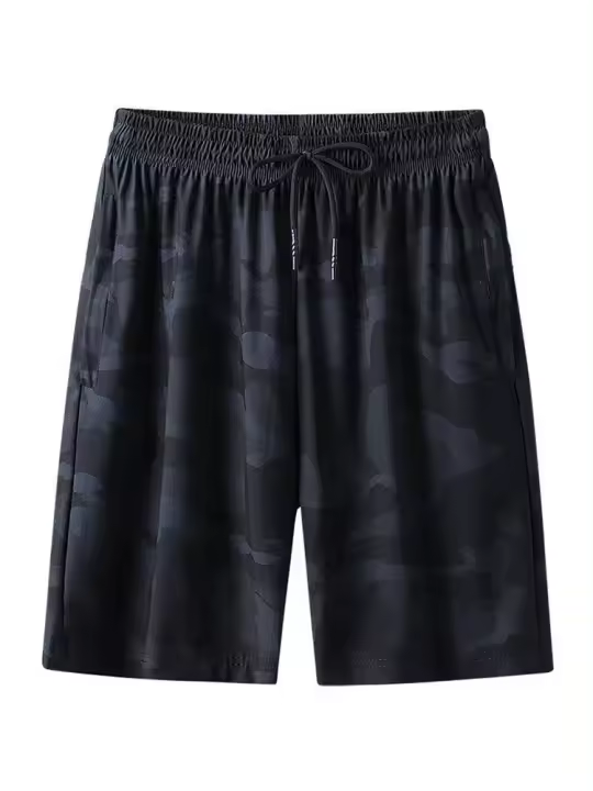 Shorts De Correr Talla Grande Para Hombre Camuflaje Deportivos De Baloncesto Gimnasio Malla Transpirable Entrenamiento Fitness Workout Casual - 1