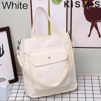 Bolso De Hombro Para Mujer De Corduroy Vintage Con Cierre De Cremallera Y Bolsillo Exterior Bolso De Moda Casual Para Estudiantes Y Compras - details 10