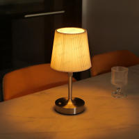 Lámpara De Mesa Recargable Sin Cable Con Luz Nocturna Táctil Y Dimmer Continuo Para Barra Restaurante Camping Luz De Noche Portátil Para Cama - details 9