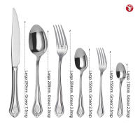 Mr. Spoon Serie Hielo Juego 20, 30 o 36 piezas cubiertos, Acero inox18/10 ,Alta calidad y acabado. Incluye cuchillo de carne o mesa,tenedor,cuchara,cucharilla,etc. Diseño moderno y elegante,apto para lavavajillas.Caja ecológica,Para Casa,Hotel,Restaurante - details 0