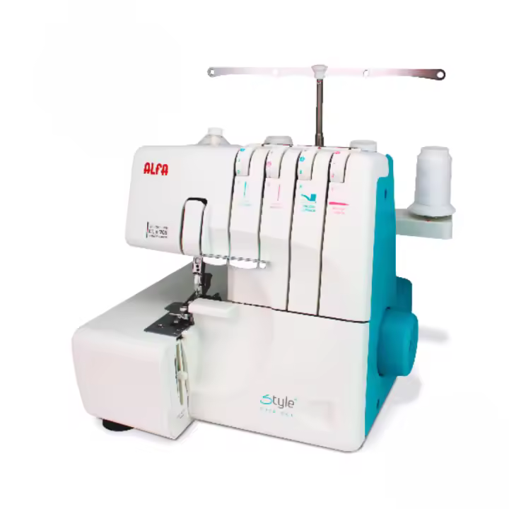 Remalladora Overlock Alfa Style 8708 Plus para Coser Prendas con Acabados Perfectos - 1