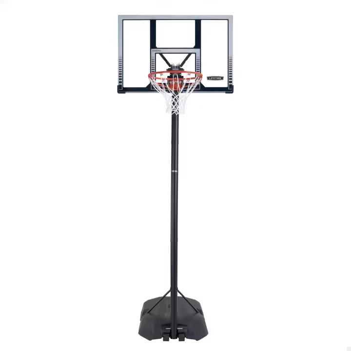 Canasta baloncesto ultrarresistente Lifetime altura regulable 244/305 cm azul y blanco - 1