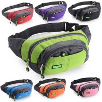 Bolsa De Cintura Ajustable Impermeable Para Deporte Al Aire Libre Y Viajes Para Hombres Y Mujeres Gran Capacidad Con Cierre De Cremallera Estilo Casual - details 1