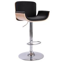vidaXL Taburete de cocina cuero sintético negro en color marrón claro y negro/marrón claro y crema | cómodas modernas ergonómicas para comedor cocina salón hogar - details 0