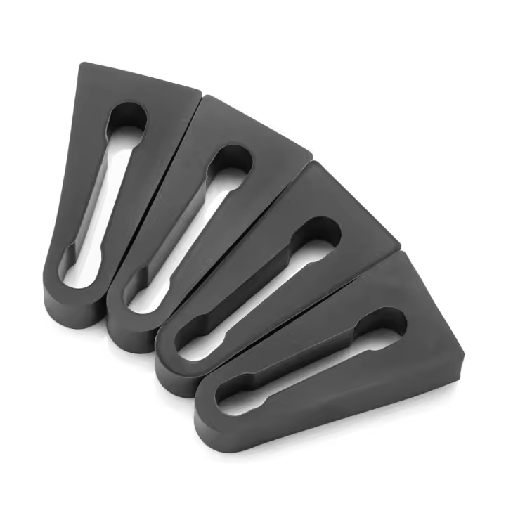 4PCS Absorbedores De Choque De Goma Para Cerradura De Puerta Del Coche VW Audi Skoda Seat Accesorios De Repuesto Damping Sellado Mudo - 1