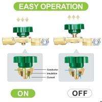 Interrupción de Corte de Badería de 12 V/24 V - Conector para Desconexión de Badería de coche-Con Fondo Verde - details 2