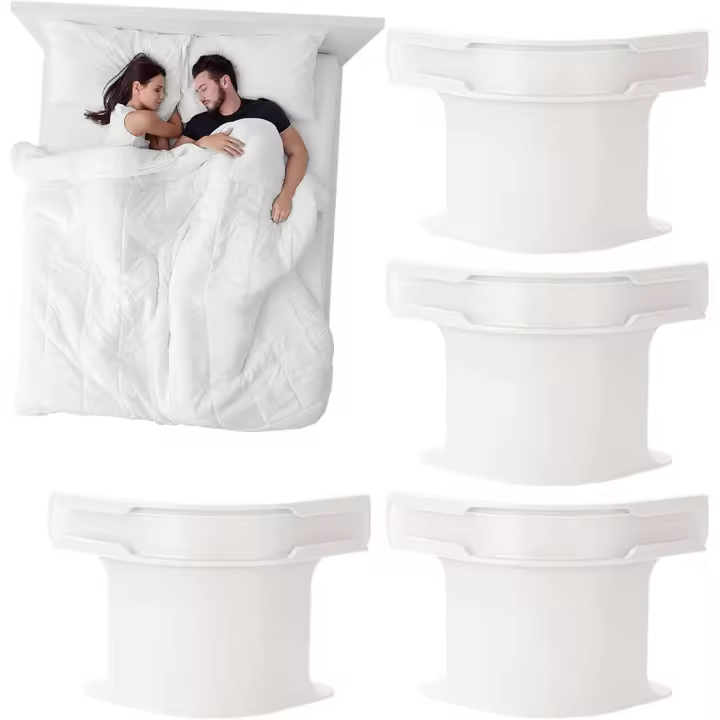 4 piezas de soporte para sábanas con tiras de bloqueo, soporte para sábanas de esquina resistente, soporte para sábanas de esquina abierta con tiras de bloqueo, correas para soporte de sábanas con clips para sábanas, correas que se adaptan a todos lo - 1