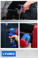 LYUWO Destornillador Eléctrico Sin Cable De 16V Con Gran Torque De 160N.m Herramienta De Batería Multifuncional Para El Hogar - details 7