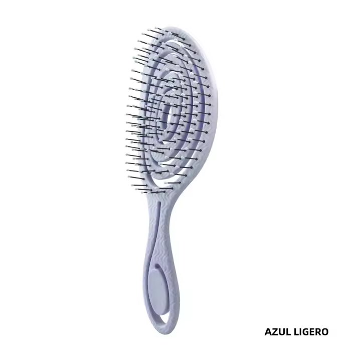 Cepillo De Pelo Para Masaje Y Desenredar Nylon Herramienta De Peluquería Para Cabello Rizado Uso En Salón De Belleza - 1