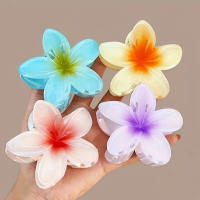 1/6pcs Clip De Pelo De Flor Bohemia Para Vacaciones Gran Pinza De Pelo Para Mujer Accesorios De Pelo Estilo Fashion - details 5