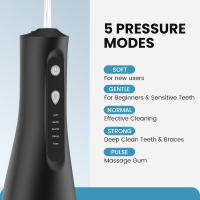 Sejoy Water Flosser Cordless Oral Irrigator Para Limpieza Dental Con 5 Brocas Dentales Portátil Para Viaje Y Hogar IPX7 - details 1