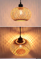 Lámpara Colgante De Bambú Chandelier De Paja Hecho a Mano Fijación En Techo Para Iluminación Interior De Comedor Y Restaurantes - details 7