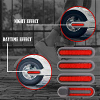 Cubierta De Rueda Reflectante Para Seguridad Nocturna Protección Del Eje Del Patinete Eléctrico Xiaomi M365 pro 2 1S Frontal Y Trasera - details 10