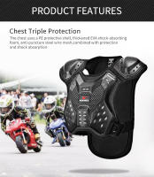 Chaleco De Motocross Para Niños WOSAWE Protección Corporal Anticaída Armadura De Hombro Y Espalda Para Racing - details 5