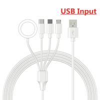 Cable De Carga USB Tipo C 4 En 1 PD Para iPhone/Android Acero Inoxidable Magnético Para Reloj Apple Watch IWatch 1-9 Ultra SE Carga Rápida - details 3