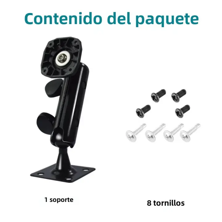 Soporte Sférico De Acero Para Monitor De Vehículo Universal Rotativo 180° Para Pantallas De 7 9 10 10.36 Pulgadas Soporte Para Tablero Del Coche/Descanso - 1