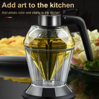 Dispensador De Miel De Forma Diamante Con Soporte 200ml Gran Capacidad Multifuncional Botella De Aceite Ecológica Para Vinagre Y Salsa - details 0