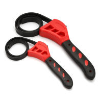 Llave De Filtro De Aceite Ajustable 6/8 Pulgadas Con Correa De Cinturón Herramienta De Mecánico De Acero Para Reparación De Plomería Y Automóviles - details 0