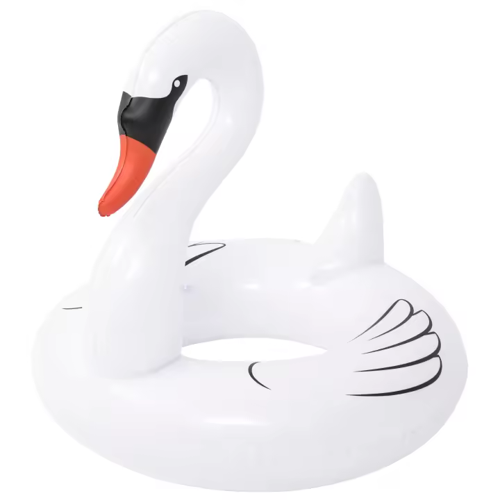 Cisne Blanco Gigante Hinchable para Playa y Piscina (37482) + REGALO PELOTA PLAYA - 1