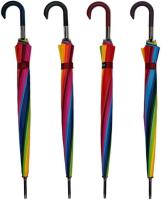 J.S ONDO  PARAGUAS MULTICOLORES 16 VARILLAS ANTIVIENTO color arco iris resistente al viento, Paraguas automático de bastón - details 3