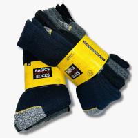 KALVIN - Pack 10 Pares de Calcetines de Algodón de Trabajo para Hombre - Calcetín de Media Caña de Canalé Negro y Surtido de color - Calcetines Pack 10 Hombre Tallas 39/42 y 43/46 - details 4