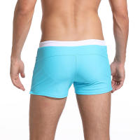 Pantalones De Baño Para Hombre Con Bolsillo Cremallera Y Secado Rápido Transpirables Traje De Baño Corto De Natación De Verano Con Encaje Interior - details 20