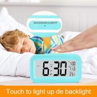 Reloj despertador digital con badería, función de repetición, - details 4