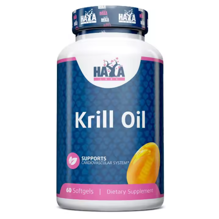 HAYA LABS Krill Oil 500 mg - 60 Softgels - 1