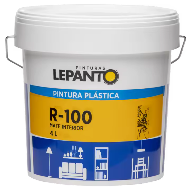 Pintura plástica mate interior R100 Lepanto Profesional - 1