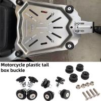 Caja Trasera De Motocicleta Accesorios Universales Aluminio Espaciadores De Resorte Hebilla Y Placa Inferior Para Equipaje - details 0