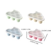 2pcs/1pc Mini Molde De Frutas Y Verduras Para Congelador Con Tapa Placa De Alimentos De Silicona Para Alimentador De Leche Materna Y Dientes - details 0
