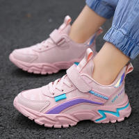 Zapatillas De Niñas Casuales En Color Rosa Cómodas Y Transpirables Zapatos Deportivos Planos Para Niñas Con Suela De EVA Tela De Malla Y Cuero - details 9