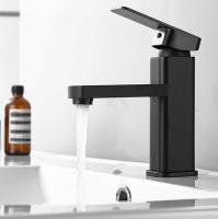 Grifo para lavabo de baño, grifo de agua fría y caliente de superficie triple chapada de un solo orificio de acero inoxidable adecuado para baño y cocina (tubo de agua de 60 cm de regalo) - details 3