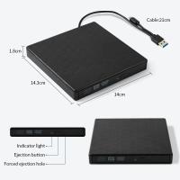 GGBEE Empuñadura Externa De CD DVD USB 3.0 Tipo C 2-en-1 Lectura Y Escritura De Disco Para Portátil Y Escritorio Reproductor Blu-ray Burner - details 5