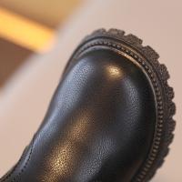 Botas De Invierno Calientes Para Niños Y Niñas Botines De Piel PU Con Peluche Moda Botas De Nieve Para Bebés Y Niños Pequeños - details 3