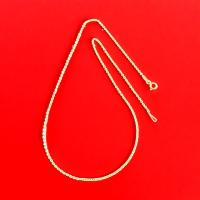 ( UNI ) Cadena Forzada Italiana 0.65 mm 40 cm Oro 18 Kilates con certificado de calidad - details 0