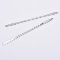 Herramienta De Maquillaje Y Nail Art Palanca De Acero Inoxidable Para Mezclar Crema De Pulverizar Y Blanquear Paleta De Espátulas Y Palitos - details 5