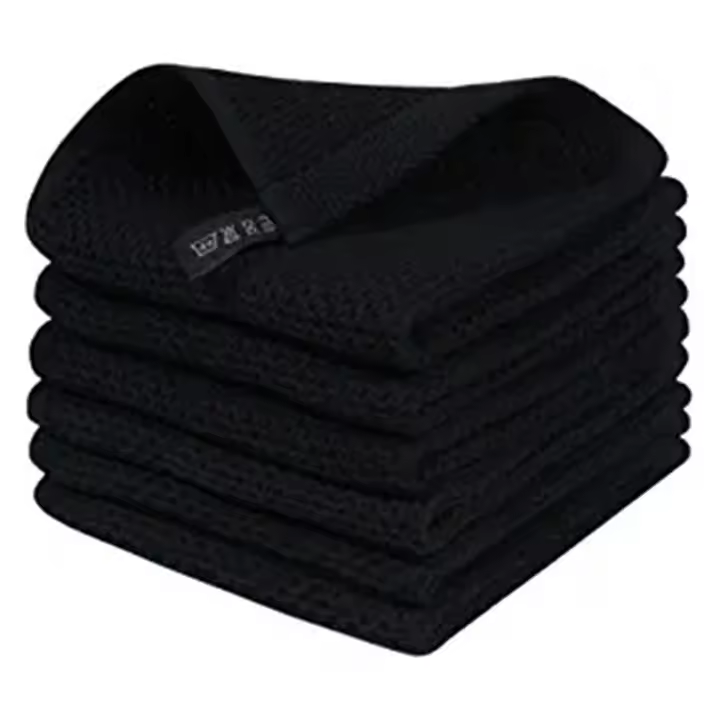 Toallas de cocina de 6 piezas, paños de secado rápido, absorbentes, Ultra suaves, 12 pulgadas - 1