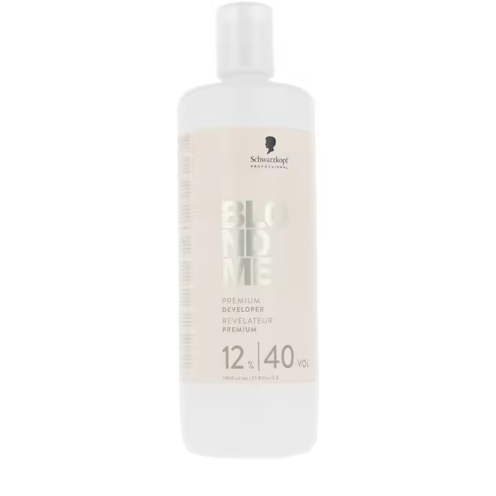 Schwarzkopf Professional BLONDME Premium Developer 12% (40 Vol.) 1000 Ml. / Oxidante profesional para rubios perfectos. - 1