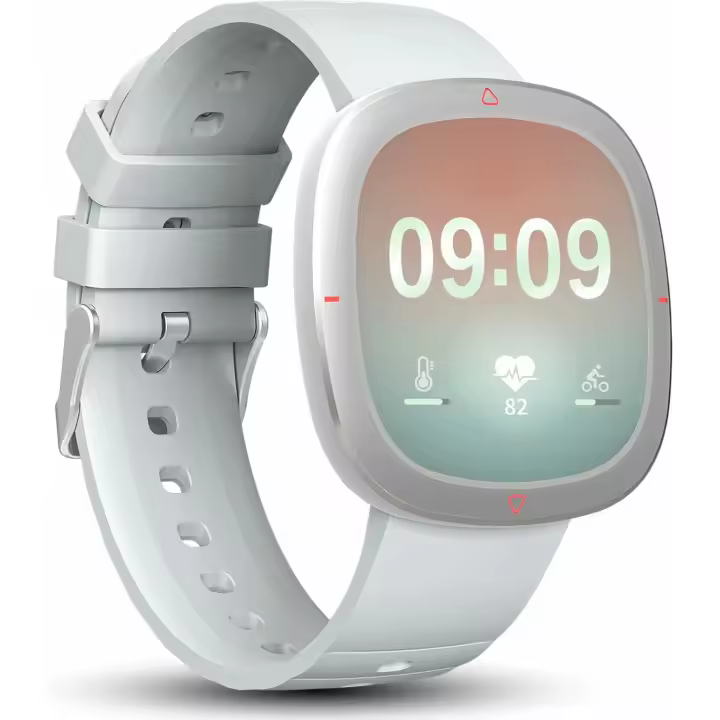 Reloj Inteligente Hombre, 1.32”Smartwatch Mujer IP68 Impermeable Reloj Deportivo con Pulsómetro Monitor de Sueño Monitores Actividad Cronómetros Calorías Podómetro para Android iOS, color Gris - 1